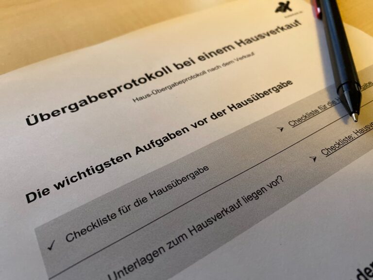 Übergabeprotokoll beim Hausverkauf Muster & ProfiTipps